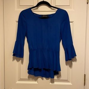 Royal blue top